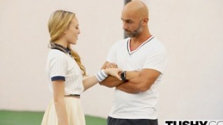 First Anal For Tennis Student Aubrey Star