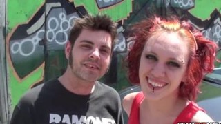 Redhead slut picked up and fucked hard Porn Videos